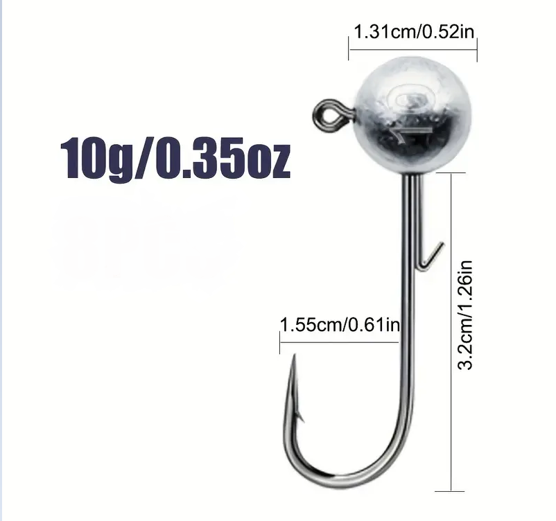 jigg Heads 10g 4-pack